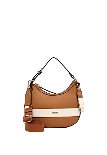 L.CREDI Damen Tasche Henkeltasche Schultertasche Shopper Umhängetasche Kadira Hobo Synthetik uni von L.CREDI