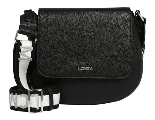 L.CREDI Damen Tasche Rucksack Shopper Umhängetasche Schultertasche Kristie Umhängetasche Synthetik uni von L.CREDI