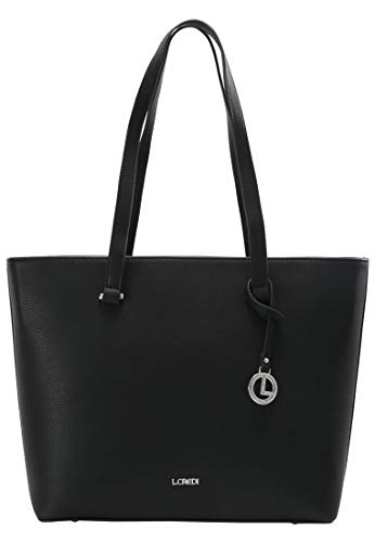 L.CREDI Handtasche Filippa mit Label-Applikationen Damen von L.CREDI