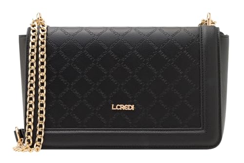 L.CREDI Filiberta Flapbag Black von L.CREDI