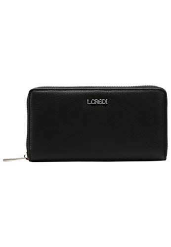 L.CREDI Women's FLIPPA Bi-Fold Wallet, schwarz von L.CREDI