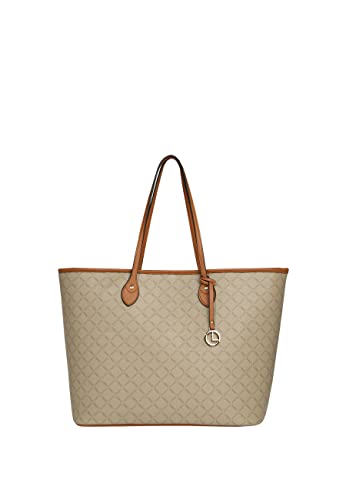 L.CREDI Handtasche Filiberta mit Label-Applikationen Damen von L.CREDI