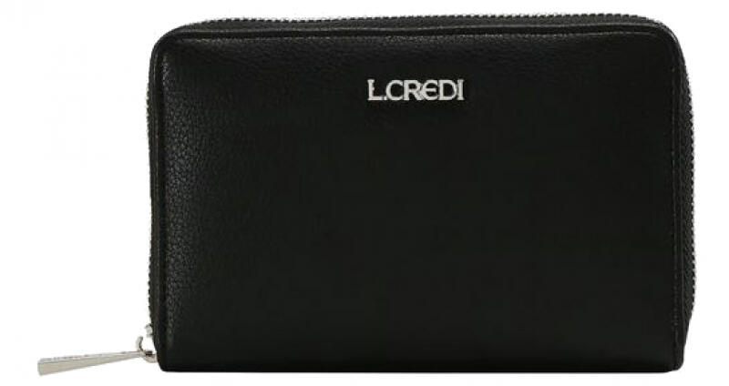 L.CREDI - L.Credi Filippa Damenbörse mit RFID-Schutz schwarz Schwarz von L.CREDI