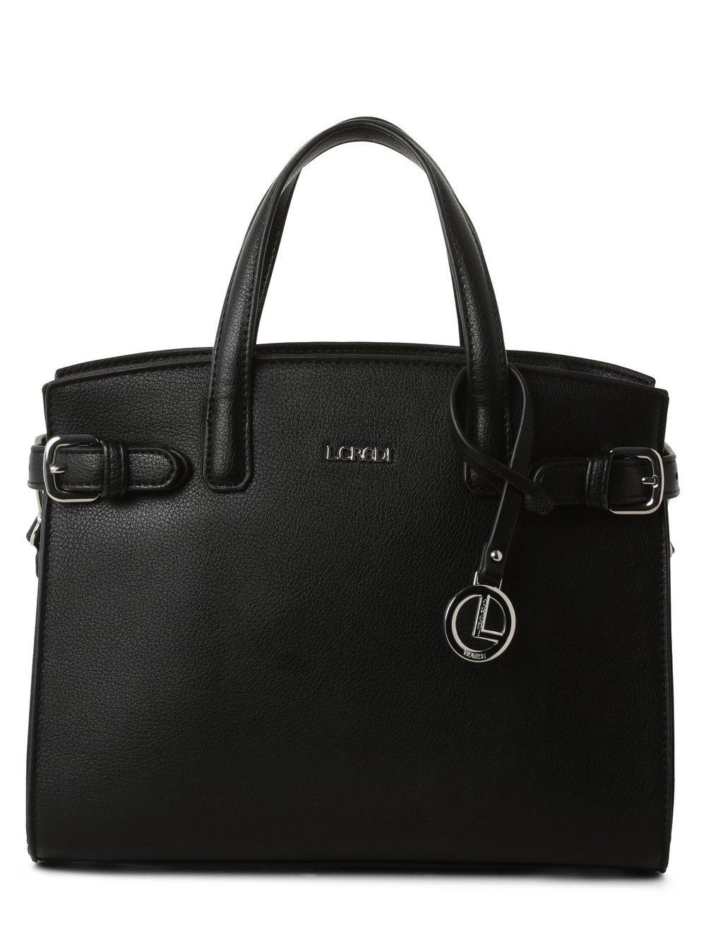 L.Credi Handtasche Damen Kunstleder, schwarz von L.Credi