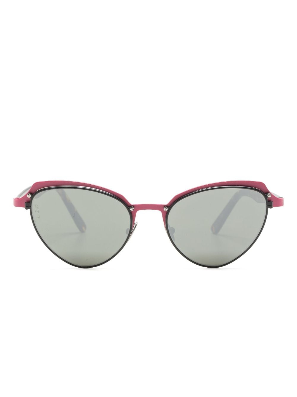 L.G.R Sonnenbrille mit Cat-Eye-Gestell - Braun von L.G.R