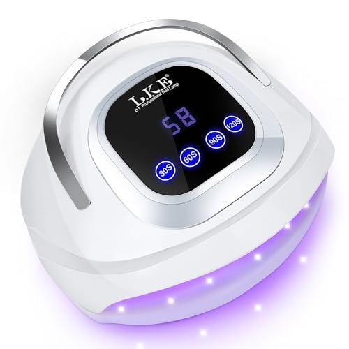L.K.E 268W UV Lampe für Gelnägel, UV Lampe Nägel mit 4 Timer, LCD Display, Smart Sensor,Premium UV Lampe für Alle UV Gel Nagellack, Ideal für Anfänger und Profis, Perfektes Festivalgeschenk für Frauen L.K.E 268W UV Lampe für Gelnägel, UV Lampe Nägel mit 4 Timer, LCD Display, Smart Sensor,Premium UV Lampe für Alle UV Gel Nagellack, Ideal für Anfänger und Profis, Perfektes Festivalgeschenk für Frauen von L.K.E