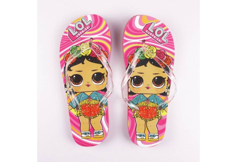 L.O.L. SURPRISE! LOL Surprise Girls Kinder Mädchen Flip Flops Zehentrenner Gr. 26 bis 33 von L.O.L. SURPRISE!