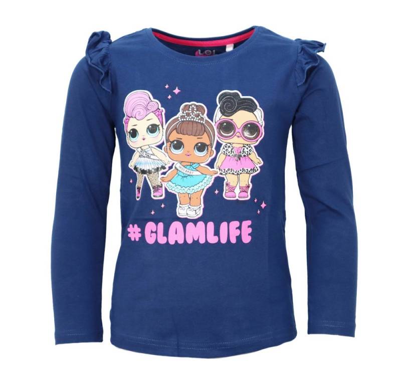 L.O.L. SURPRISE! Langarmshirt LOL Surprise Glamlife Kinder Mädchen langarm T-Shirt Gr. 98 bis 128 von L.O.L. SURPRISE!