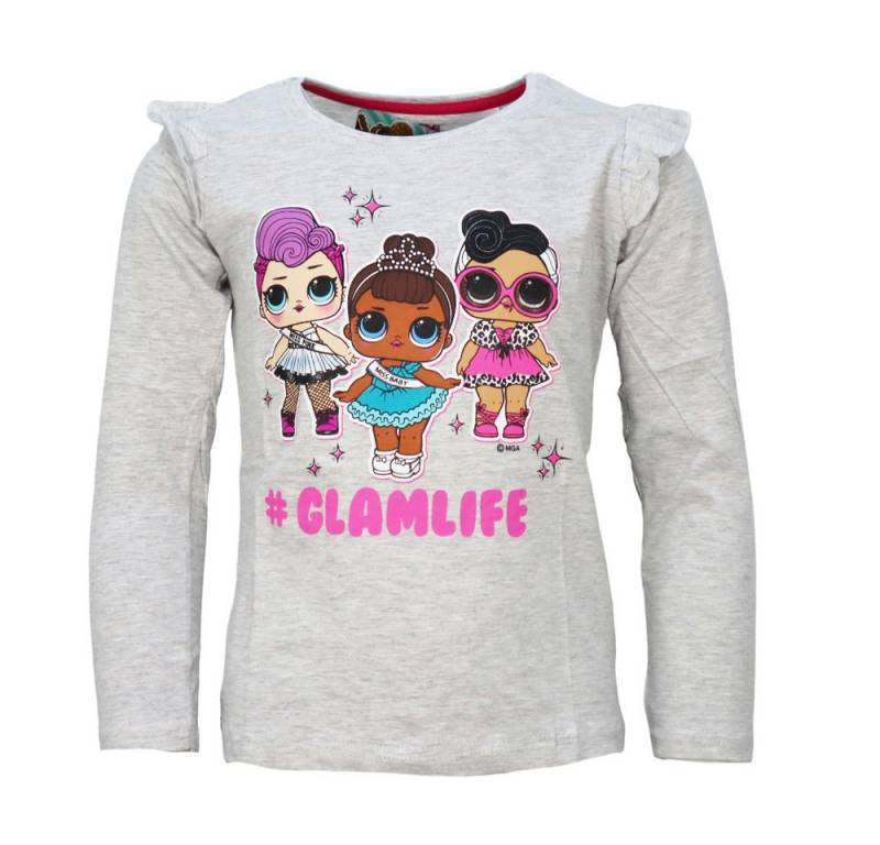 L.O.L. SURPRISE! Langarmshirt LOL Surprise Glamlife Kinder Mädchen langarm T-Shirt Gr. 98 bis 128 von L.O.L. SURPRISE!