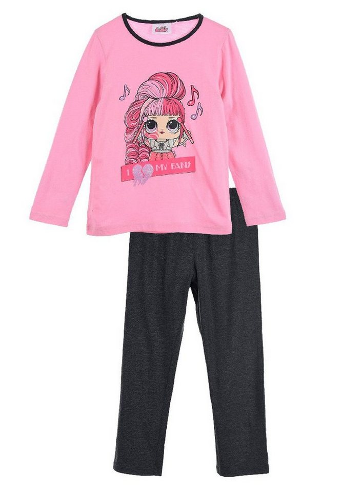 L.O.L. SURPRISE! Schlafanzug Kinder Mädchen Schlafanzug Kinder Pyjama Langarm Shirt + Schlaf-Hose (2 tlg) von L.O.L. SURPRISE!