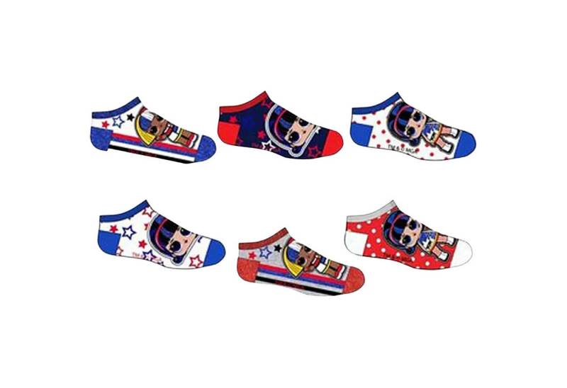 L.O.L. SURPRISE! Socken (6-Paar) Sneakersocken für Mädchen Gr. 23-30 von L.O.L. SURPRISE!