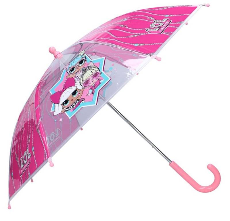 L.O.L. SURPRISE! Stockregenschirm Stockschirm rosa & transparent L.O.L. Surprise Kinder Regenschirm von L.O.L. SURPRISE!