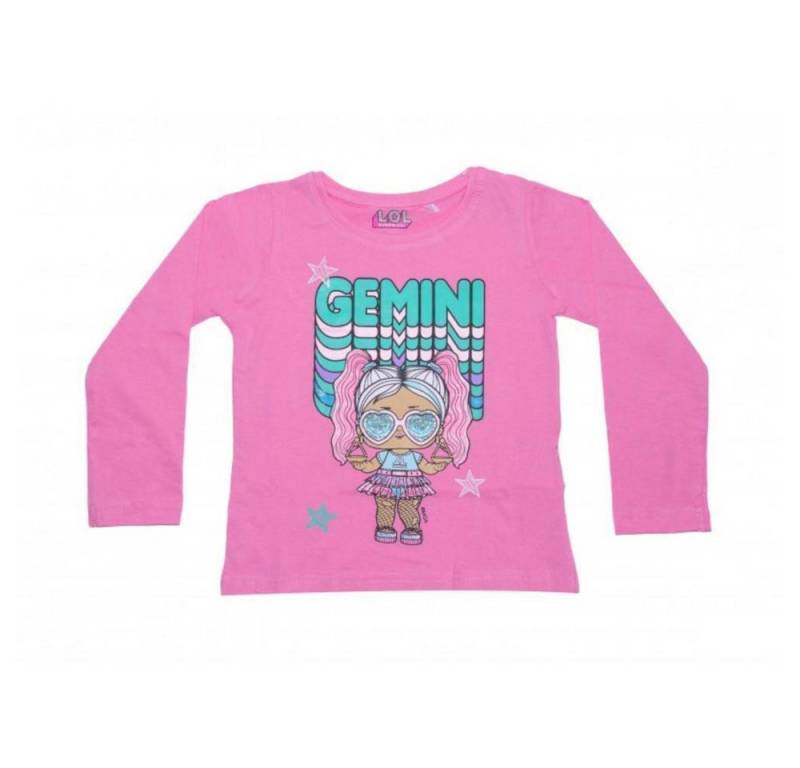 L.O.L. SURPRISE! T-Shirt Modisches Langarm-Mädchen-Shirt - L.O.L. "Gemini" in Pink oder Blau von L.O.L. SURPRISE!
