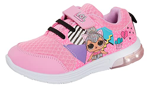 LOL Surprise Dolls Mädchen Leuchtende Turnschuhe Kinder Easy Touch Fasten Sportschuhe, multi, 27 EU von L.O.L. Surprise!