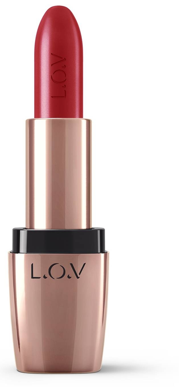 L.O.V Lippen LIPAFFAIR color & care lipstick metallic 3.7 g Foiled Luxurance von L.O.V