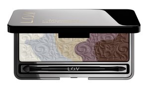 L.O.V Magnificent sensual Eyeshadow Palette Nr. 100 Hidden Temptation Inhalt: 15g Glamouröse, faszinierende Farben mit fantastischen Schimmer. Lidschatten von L.O.V