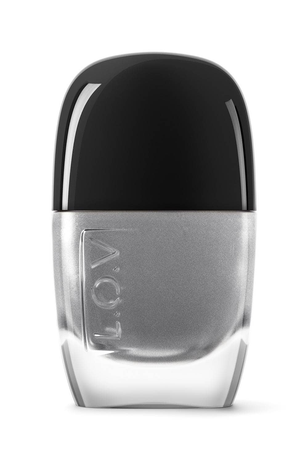 L.O.V Nägel LOVINITY luxurious nail lacquer 11 ml Silver Liaison von L.O.V