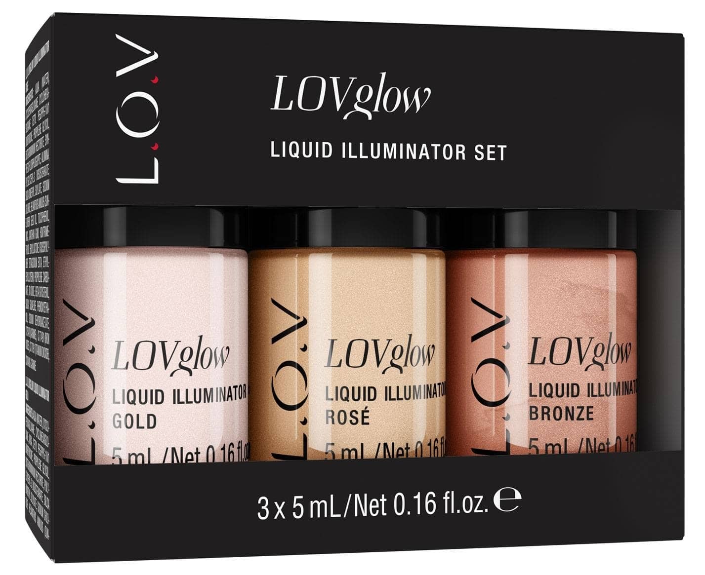 L.O.V Teint LOVGLOW liquid illuminator set 15 ml von L.O.V