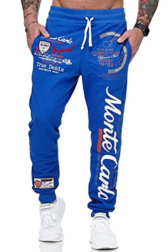 L.gonline Herren Jogginghose lang | Monte Carlo 592 | Royalblau | L von L.gonline