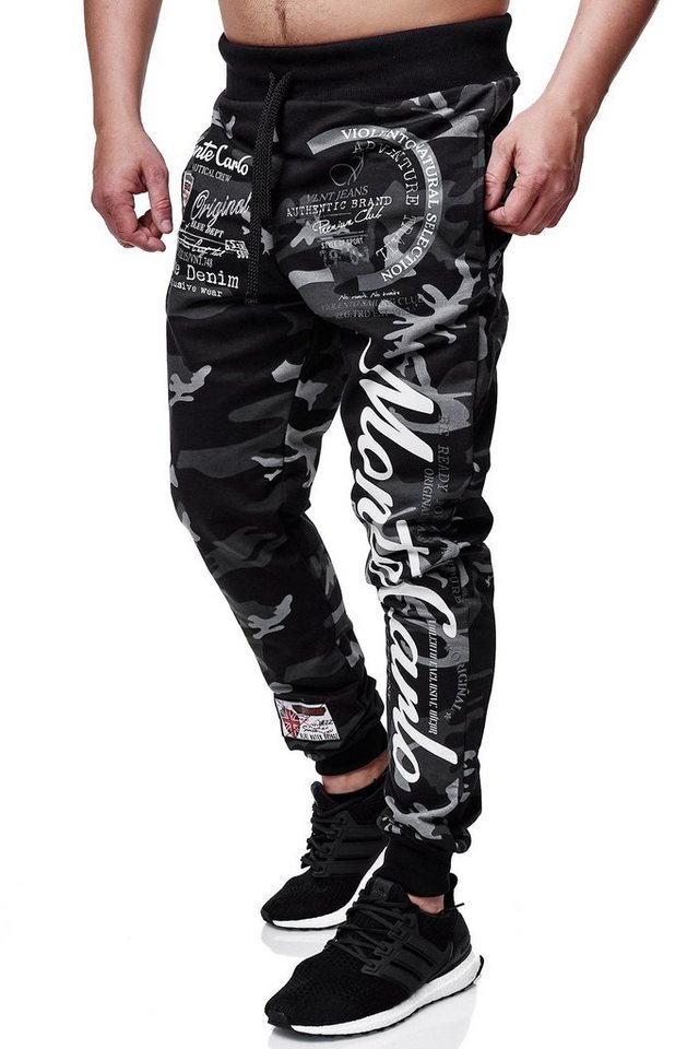 L.gonline Jogginghose Herren Jogginghose, Freizeithose, Sporthose, Monte Carlo 592 (Sweatpants, 1-tlg., im modischem Design) Fitness Freizeit Casual von L.gonline