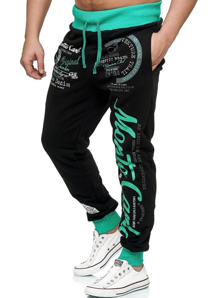 L.gonline Jogginghose Herren Jogginghose, Freizeithose, Sporthose, Monte Carlo 592 (Sweatpants, 1-tlg., im modischem Design) Fitness Freizeit Casual von L.gonline