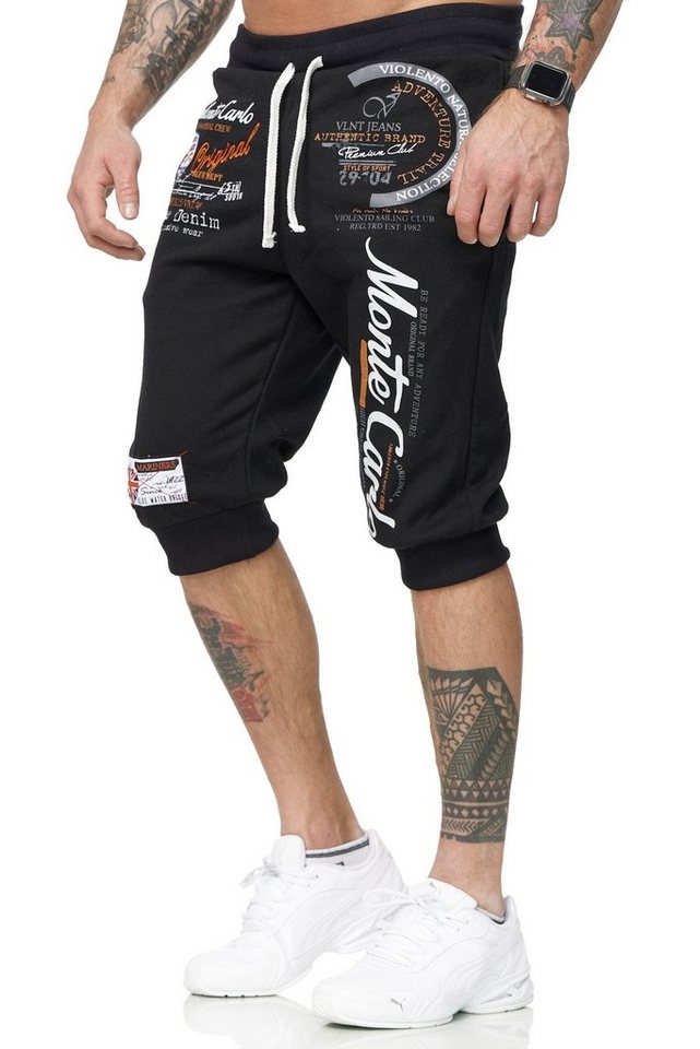 L.gonline Sweatshorts Herren SHORTS, Bermudashorts, Kurze Sommer-Hose, Caprihose, MONTE (Shorts, Bermudas, Caprihose, 1-tlg) aus reiner Baumwolle von L.gonline