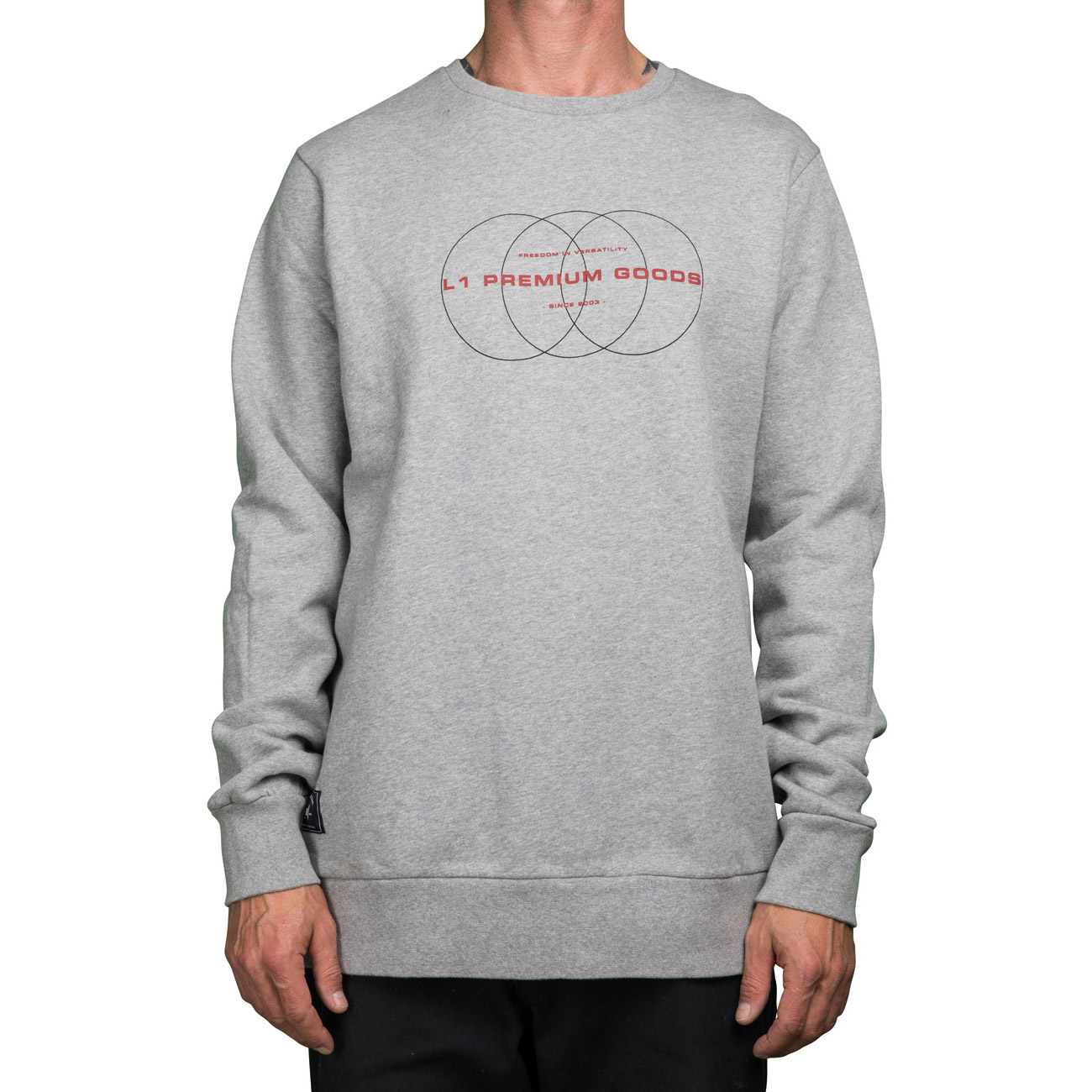 L1 Herren Sweatshirt EMBLEM CREW ´21 von L1