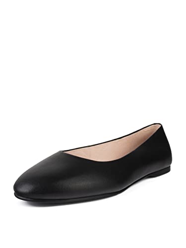 L37 HANDMADE SHOES Damen Ballerinas I Naturleder I Lederfutter I Handgefertigte Schuhe I Bequem und Elegant I Baby Come On I Ballet Flat, Black, 36 EU von L37 HANDMADE SHOES