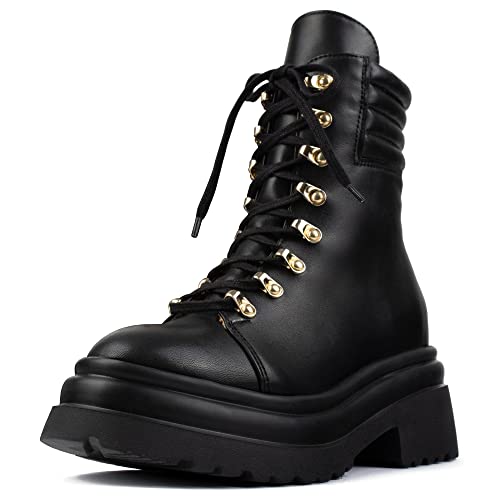 L37 HANDMADE SHOES Damen Bad Boy Boogie Fashion Boot, Black, 36 EU von L37 HANDMADE SHOES