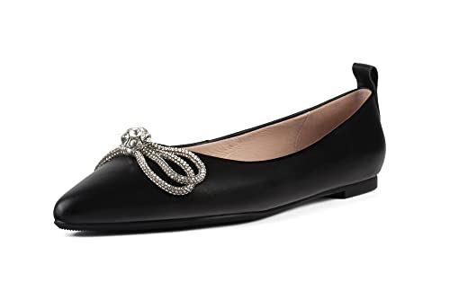 L37 HANDMADE SHOES Damen Blink Ballet Flat, Black, 38 EU von L37 HANDMADE SHOES