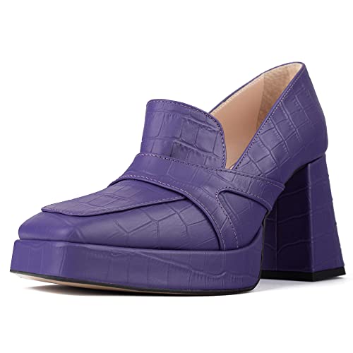 L37 HANDMADE SHOES Damen Bloody Mary Pump, Violett, 41 EU von L37 HANDMADE SHOES