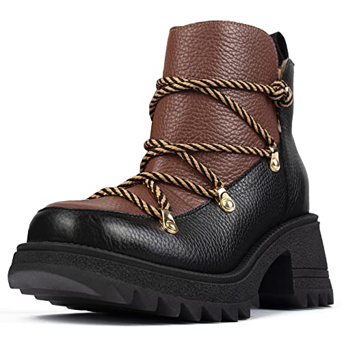 L37 HANDMADE SHOES Damen Center of The Earth Fashion Boot, Brown, 36 EU von L37 HANDMADE SHOES