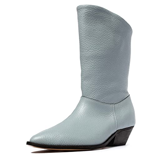 L37 HANDMADE SHOES Damen DON'T ASK ME WHY Western Boot, Blue, 38 EU von L37 HANDMADE SHOES