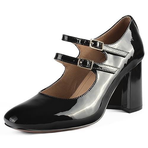 L37 HANDMADE SHOES Damen Damenpumps I High Heels I Lackleder I Handgefertigte Schuhe I Einzigartiger Stil I Feel This Way Pump, Black, 38 EU von L37 HANDMADE SHOES