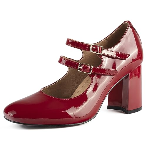 L37 HANDMADE SHOES Damen Damenpumps I High Heels I Lackleder I Handgefertigte Schuhe I Einzigartiger Stil I Feel This Way Pump, Red, 37 EU von L37 HANDMADE SHOES