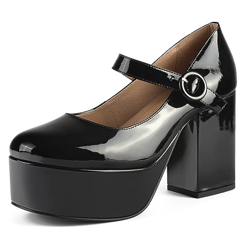 L37 HANDMADE SHOES Damen Damenpumps I High Heels I Lackleder I Handgefertigte Schuhe I Einzigartiger Stil I Stay with Me Tonight Pump, Black, 38 EU von L37 HANDMADE SHOES