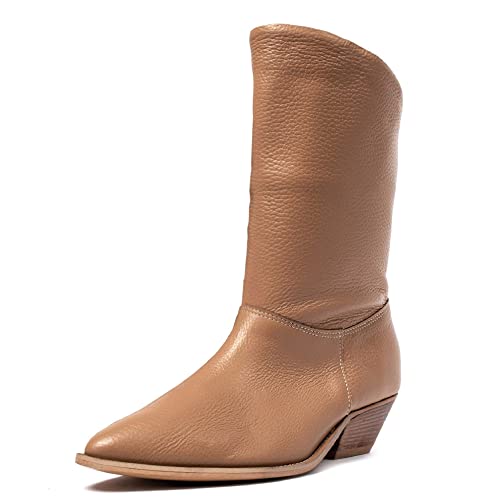 L37 HANDMADE SHOES Damen Don't Ask ME WHY Western Boot, Tan, 40 EU L37 HANDMADE SHOES Damen Don't Ask ME WHY Western Boot, Tan, 40 EU von L37 HANDMADE SHOES
