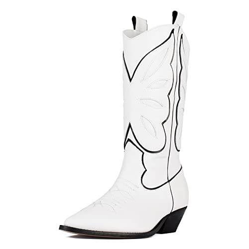 L37 HANDMADE SHOES Damen Don't Stop Me Now Western Boot, White, 37 EU von L37 HANDMADE SHOES