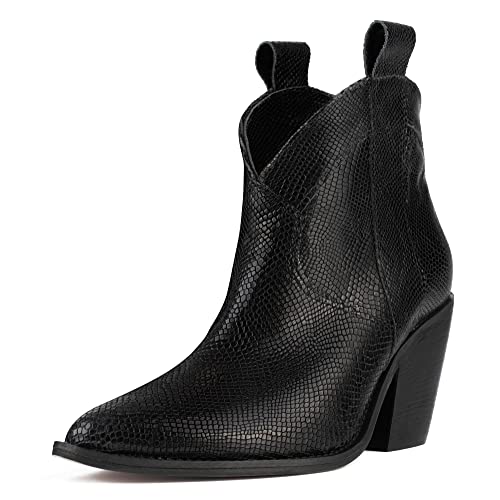 L37 HANDMADE SHOES Damen Electric Feel Ankle Boot, Black, 37 EU von L37 HANDMADE SHOES