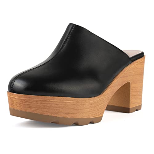 L37 HANDMADE SHOES Damen Feels Right Clog, Black, 38 EU von L37 HANDMADE SHOES