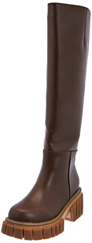 L37 HANDMADE SHOES Damen Fighter New Knee High Boot, Brown, 38 EU von L37 HANDMADE SHOES