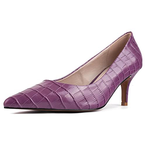 L37 HANDMADE SHOES Damen Final Effect Pump, Violett, 41 EU von L37 HANDMADE SHOES