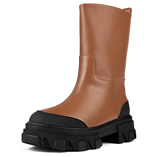 L37 HANDMADE SHOES Damen GET Ready Fashion Boot, Brown, 36 EU von L37 HANDMADE SHOES