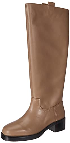 L37 HANDMADE SHOES Damen GIVE Peace A Chance Knee High Boot, Taupe, 36 EU von L37 HANDMADE SHOES