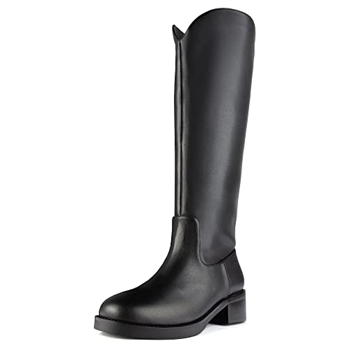 L37 HANDMADE SHOES Damen Game of The Heart Knee High Boot, Black, 41 EU von L37 HANDMADE SHOES