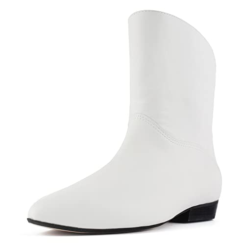 L37 HANDMADE SHOES Damen Gimme Shelter Ankle Boot, White, 36 EU von L37 HANDMADE SHOES