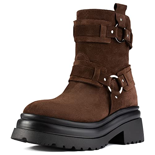 L37 HANDMADE SHOES Damen I Love Rock and ROLL Fashion Boot, Brown, 38 EU von L37 HANDMADE SHOES