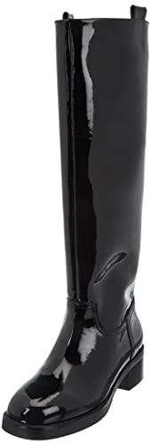 L37 HANDMADE SHOES Damen Last Chance Train Knee High Boot, Black, 35 EU von L37 HANDMADE SHOES