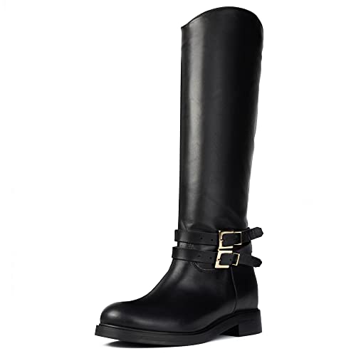 L37 HANDMADE SHOES Damen Let's Make IT Knee High Boot, Black, 41 EU von L37 HANDMADE SHOES