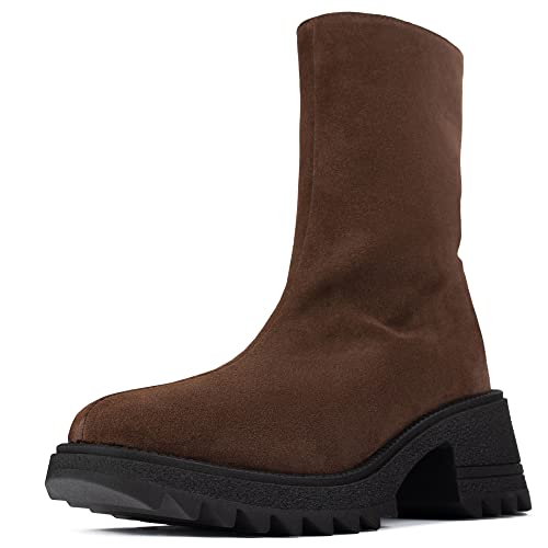 L37 HANDMADE SHOES Damen Life is Too Short Fashion Boot, Brown, 39 EU von L37 HANDMADE SHOES